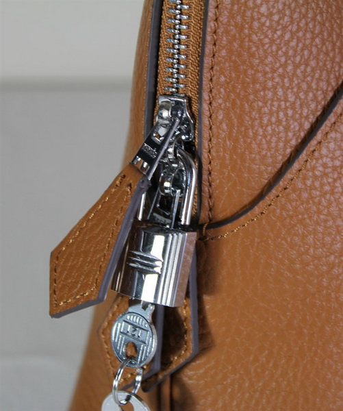 High Quality Replica Hermes Bolide Togo Leather Tote Bag Light Coffee 1923 - Click Image to Close